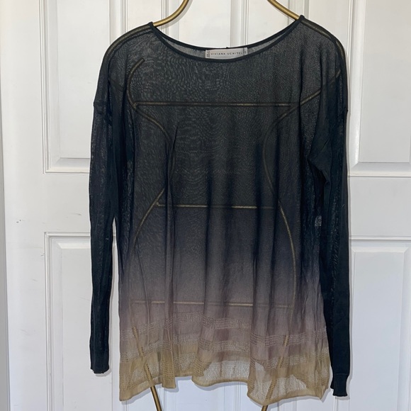 Viviana Uchitel Sweaters - VIVIANA UCHITEL boutique sheer sweater top